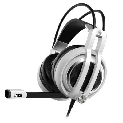 S5七彩LED灯震动绿鲨电竞头戴式耳机